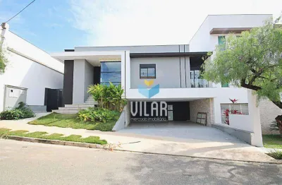 Casa com 4 suítes, 260 m² - venda por r$ 1.850.000 ou aluguel por r$ 12.640/mês - residencial aldeia da mata - votorantim/sp