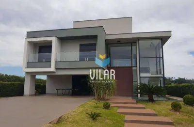 Sobrado com 5 dormitórios à venda, 580 m² por r$ 4.900.000,00 - condomínio fazenda alvorada - porto feliz/sp