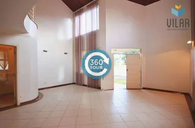 Sobrado com 3 dormitórios à venda, 350 m² por r$ 2.000.000,00 - condomínio vivendas do lago - sorocaba/sp