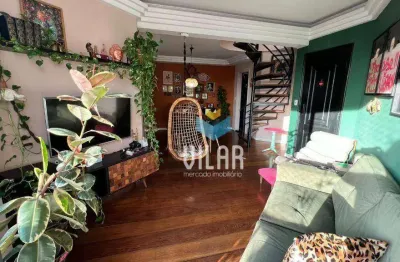 Apartamento duplex com 4 dormitórios à venda, 194 m² por r$ 1.100.000,00 - mangal. - sorocaba/sp