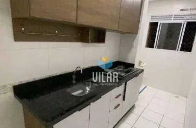 Apartamento com 2 dormitórios para alugar, 45 m² por r$ 1.444,82/mês - vila helena - sorocaba/sp