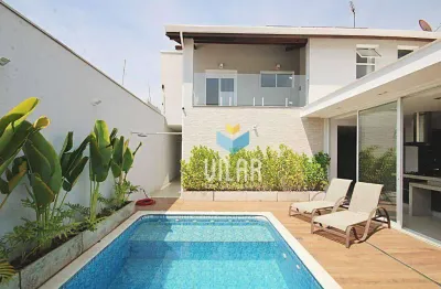 Sobrado com 3 suítes para alugar, 296 m² por r$ 7.655/mês - jardim são carlos - sorocaba/sp