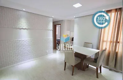 Apartamento com 2 dormitórios à venda, 47 m² por r$ 290.000,00 - alto da boa vista - sorocaba/sp