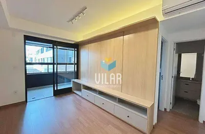 Apartamento com 1 dormitório para alugar, 49 m² por r$ 3.086,82/mês - jardim do paço - sorocaba/sp