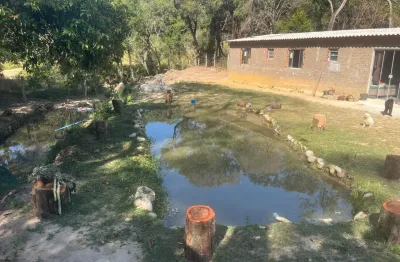 Linda chácara piedade, 2.500 m², próx. asfalto, 2 quartos, 3 tanques, doc. ok, permuto