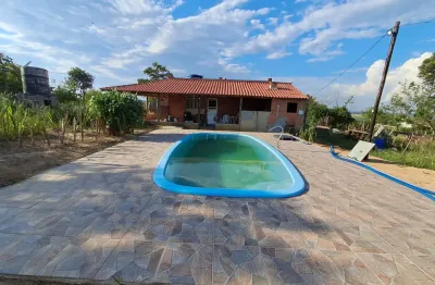 Lindo sítio pilar do sul, 9.500 m², ilha de cima, 3 quartos, laje, piscina, mina, doc. ok