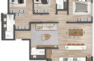 Apartamento com 3 quartos à venda no Velha, Blumenau 