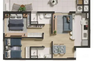 Apartamento com 2 quartos à venda no Centro, Balneário Piçarras 