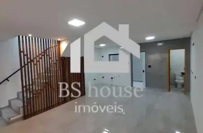 Sobrado novo com 3 dormitórios, 1 suíte e 2 vagas no jardim das maravilhas