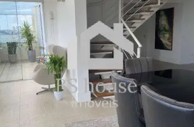 Cobertura duplex   / mobiliado / 4 vagas-centro- santo andré.