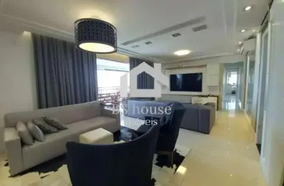 Apartamento com varanda gourmet, 4 dormitórios - 172 m² jardim são caetano