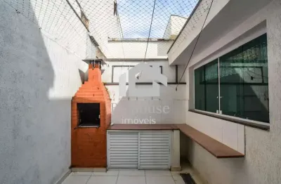 Sobrado com churrasqueira, 74m² e 2 vagas - vila floresta
