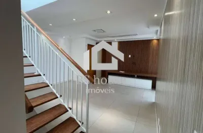 Cobertura duplex mobiliada - 3 suítes, 3 vagas - 250m²- vila floresta