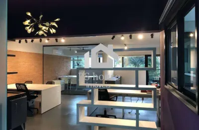 Sala comercial mobiliada para locação com 75m² - bairro jardim- santo andré