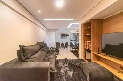 Apartamento mobiliado com lazer e varanda gourmet- bairro campestre