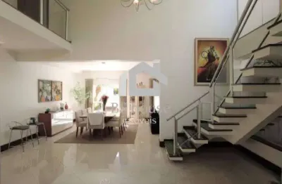 Sobrado com 360m² ,  3 suítes, churasqueira, 4 vagas - bairro jardim