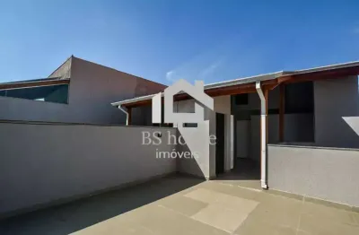 Cobertura com 102m², 2 dormitórios, 1 suíte, 3 banheiros, 1 vaga