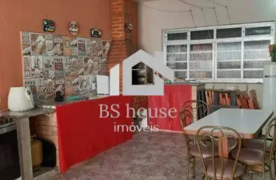 Sobrado à venda com 319m², com 4 dormitórios e 6 vagas na vila valparaíso