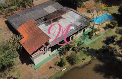Sítio à venda em jardim dos pinheiros, atibaia-sp: 08 quartos, 04 suítes, 02 salas e muito mais!