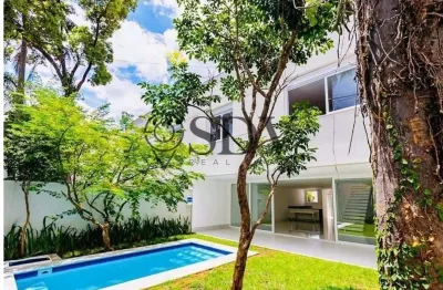 Casa em condomínio fechado com 4 quartos à venda na alameda calicut, 572, chácara santo antônio, são paulo por r$ 9.900.000