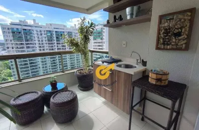Apartamento com 3 dormitórios à venda, 110 m² por r$ 1.200.000 - cidade jardim- barra olímpica - rio de janeiro/rj
