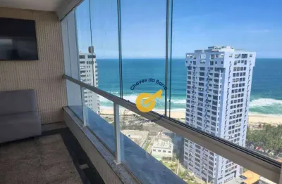 Cobertura com 3 dormitórios à venda, 190 m² por r$ 2.600.000 - -beira mar- barra da tijuca - rio de janeiro/rj