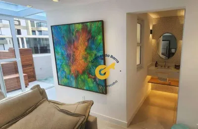 Cobertura com 2 dormitórios à venda, 120 m² por r$ 2.998.000,00 - barra da tijuca - rio de janeiro/rj