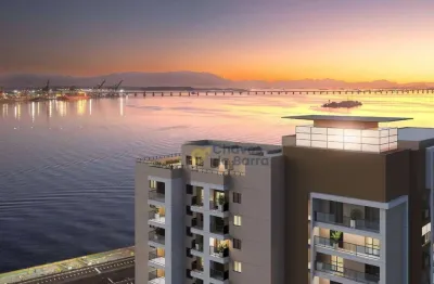 Apartamento com 1 quarto com varanda à venda, 33 m² por r$ 404.000 - santo cristo - rio de janeiro/rj