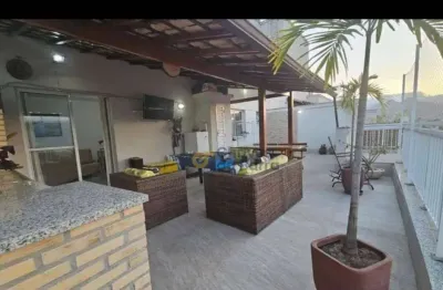 Cobertura com 3 dormitórios à venda, 145 m² por r$ 580.000 - taquara - infraestrutura completa - vista