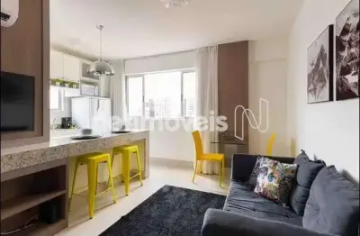 Flat com 1 quarto à venda na Rua André Cavalcanti, Gutierrez, Belo Horizonte