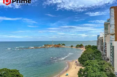 Apartamento à venda com vista para o mar da linda praia das castanheiras no centro de guarapari/es. marque uma visita e se encante!