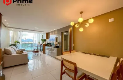 Apartamento mobiliado à venda no centro de guarapari, a poucos minutos das praias, com 2 quartos sendo 1 suíte, 1 vaga e linda vista para o canal.