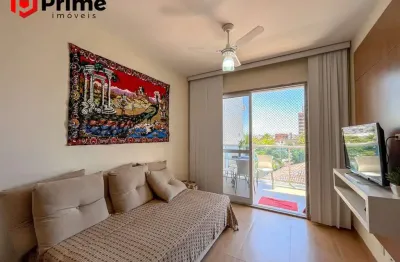 Apartamento com 1 suíte, varanda e lazer completo à venda na praia de peracanga, em guarapari, com vista, sol da manhã e portaria 24h.