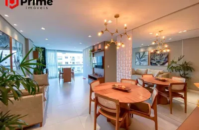 Espetacular apartamento com 100m² à venda na praia do morro, guarapari/es - 3 quartos, suíte, varanda gourmet, armários planejados, porteira fechada!