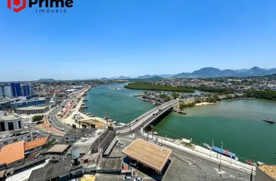 Apartamento de 3 quartos com lazer completo, frente, sol da manha, linda vista para o mar a venda no centro de guarapari/es.