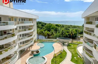 Apartamento novo em nova guarapari/es - frente para a lagoa - 3 quartos sendo 2 vagas de garagem e lazer completo.