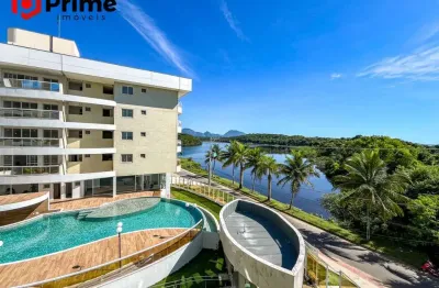 Nova guarapari - frente para a lagoa - apartamento novo de 3 quartos, 2 vagas de garagem e lazer completo!