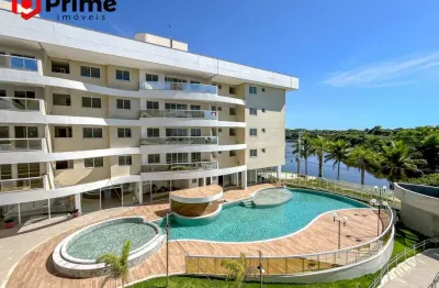 Nova guarapari/es - condomínio de frente para a lagoa - apartamento novo de 3 quartos, 2 vagas e lazer completo.