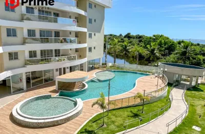 Nova guarapari - frente para a lagoa - 3 quartos sendo 1 suíte, 2 vagas de garagem e lazer completo.