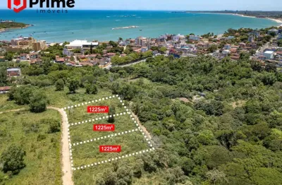 Terreno a venda em meaipe, guarapari/es com aproximadamente 1.225 m², excelente localização pertinho da enseada azul.