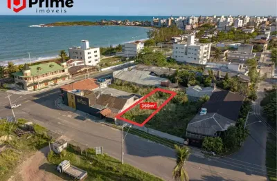 Terreno a venda na enseada azul, com 360m² e a 100 metros das areias da praia de guaibura em guarapari/es.