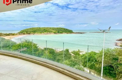 Apartamento de luxo com 4 suítes de frente para bacutia em enseada azul, garantindo conforto e sofisticação!