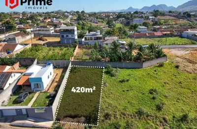 Terreno de 420m² à venda no bairro de fátima, guarapari - es, próximo à rodovia, ótimo para construção de casas em área residencial.
