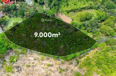 Oportunidade! terreno à venda na rota da ferradura com 9.000m² e com água no terreno, perfeito para casa, chalés ou pousada. área rural de guarapari.