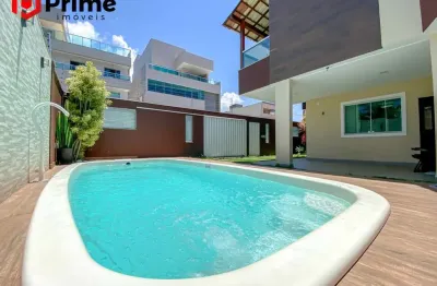 Linda casa duplex com 3 suítes e área de lazer completa à venda na praia do morro em guarapari/es. marque uma visita e se encante!