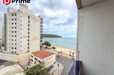 Apartamento à venda por r$ 600 mil na quadra do mar da praia do morro em guarapari/es. vista para o mar e localização privilegiada.