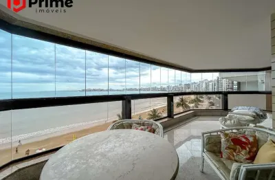 Luxo! apartamento à venda de frente para o mar na praia do morro em guarapari/es. sofisticação, amplitude e uma vista absolutamente privilegiada.