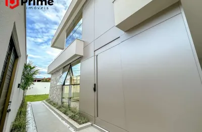Luxo! casa nova à venda com projeto sofisticado, pé-direito duplo, 3 quartos, suíte com closet e área gourmet. marque uma visita e se encante!