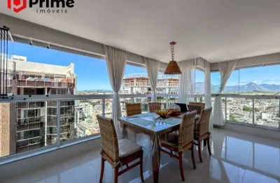 Apartamento mobiliado de 3 quartos com lazer completo e vista para o mar à venda na beira mar da praia do morro em guarapari/es. Marque a sua visita!