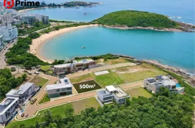 Luxo! Terreno à venda na bacutia guarapari/es, com 500m² de área privativa em condomínio fechado de alto padrão, lazer completo e exclusividade!